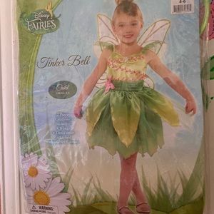 Tinker Bell 2 piece costume.  Sm 4-6